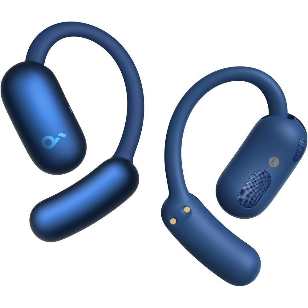 soundcore AeroFit 2 by Anker, Open-Ear Headphones, Translation Earbuds Real Time, 4 Adjustable Positions for Every Ear Size, 2x Richer Bass, Hi-Res, 42H Playtime, IP55,AI Clear Calls,Wireless Charging