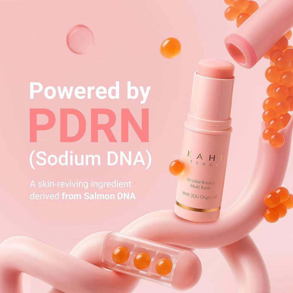Kahi Wrinkle Bounce Multi Balm Stick Con Pdrn Colágeno Para Rostro, Labios Y Cuello 9g