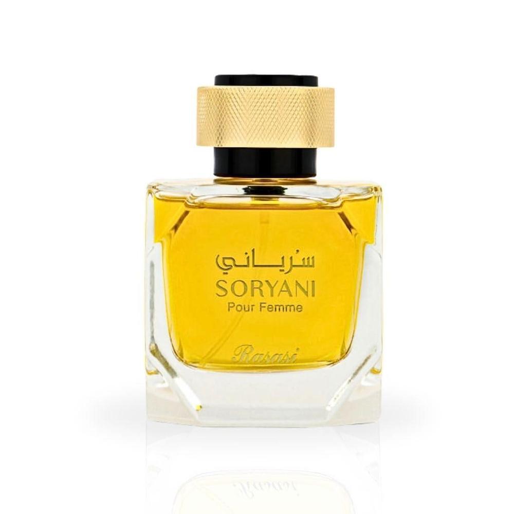 RASASI Soryani Eau De Parfum para mujer - Perfume árabe refrescante con notas cítricas, almizcladas y florales