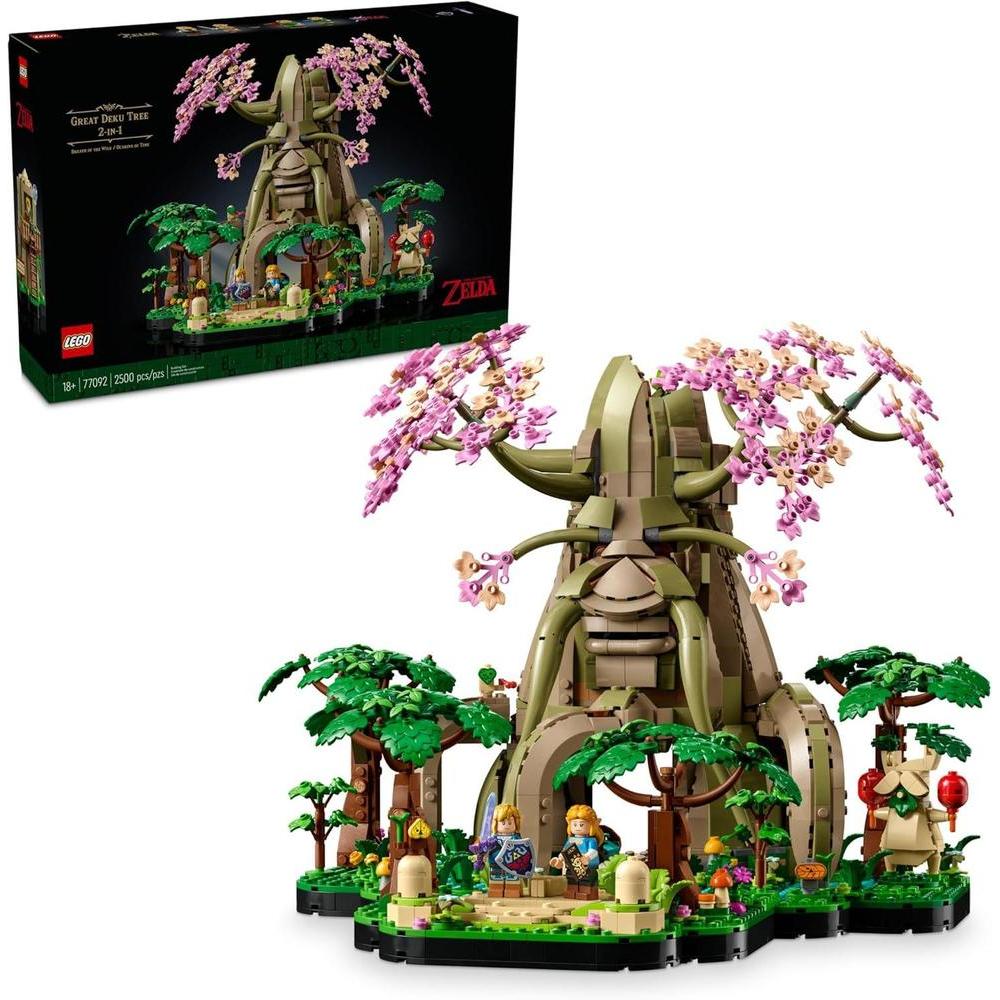 LEGO The Legend of Zelda Great Deku Tree 2in1 - Model Building Set for Adults, Ages 18+ - Collectible Zelda Kit for Home Decor, Office or Bedroom - Gift Idea for Fans of Video Game - 77092