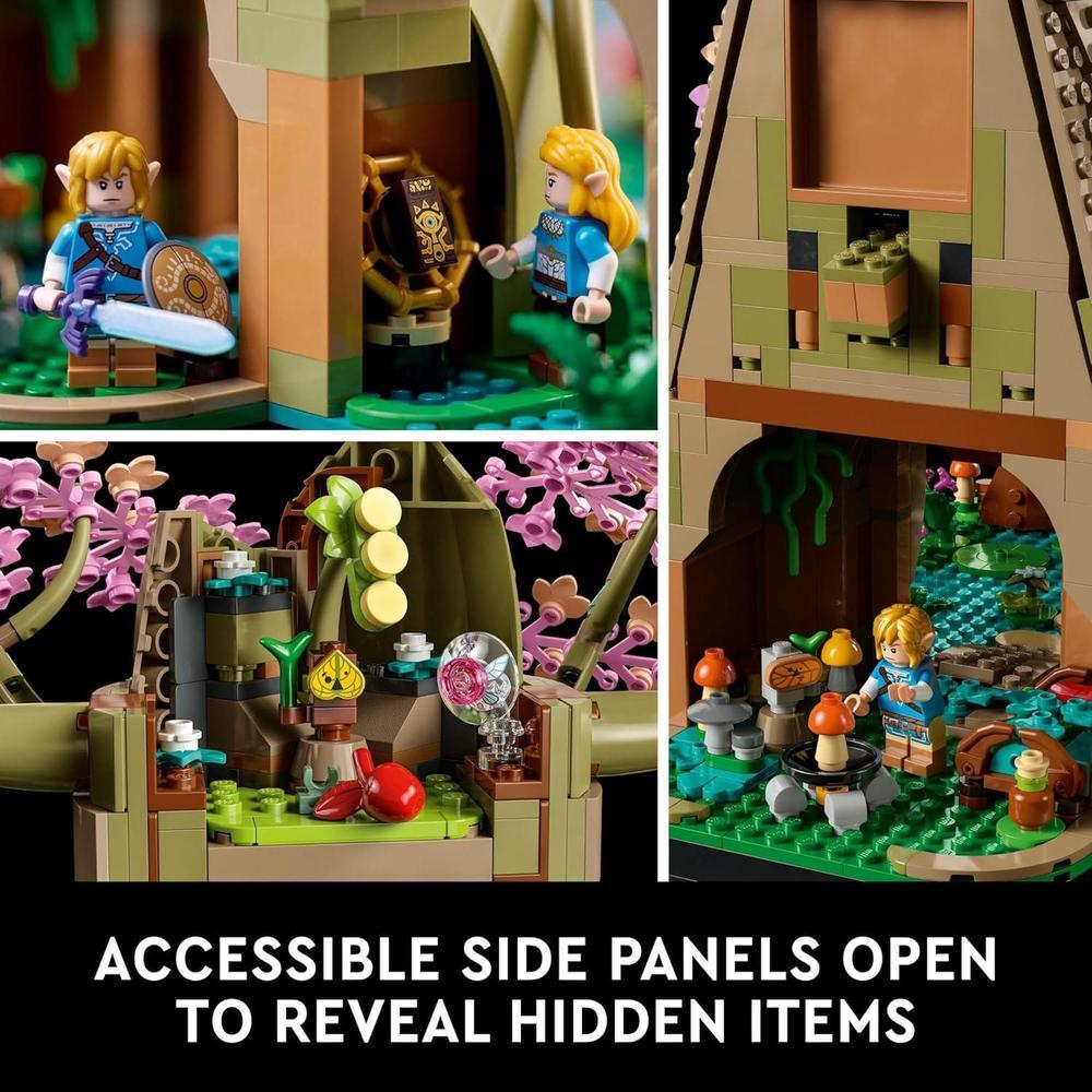 LEGO The Legend of Zelda Great Deku Tree, juego de construcción coleccionable para decoración del hogar y oficina a partir de 18 años