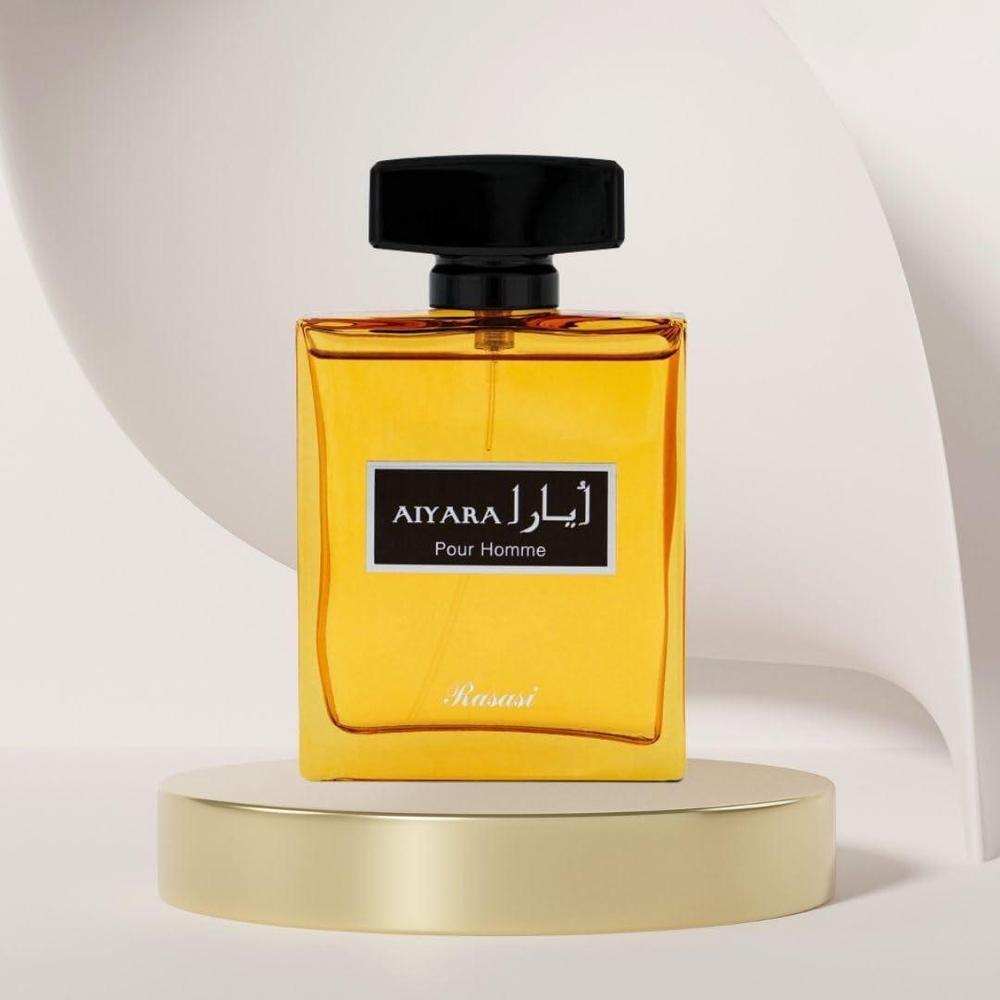 RASASI Aiyara Eau De Parfum - Perfume árabe para hombres, fragancia picante, amaderada y dulce, aroma cautivador