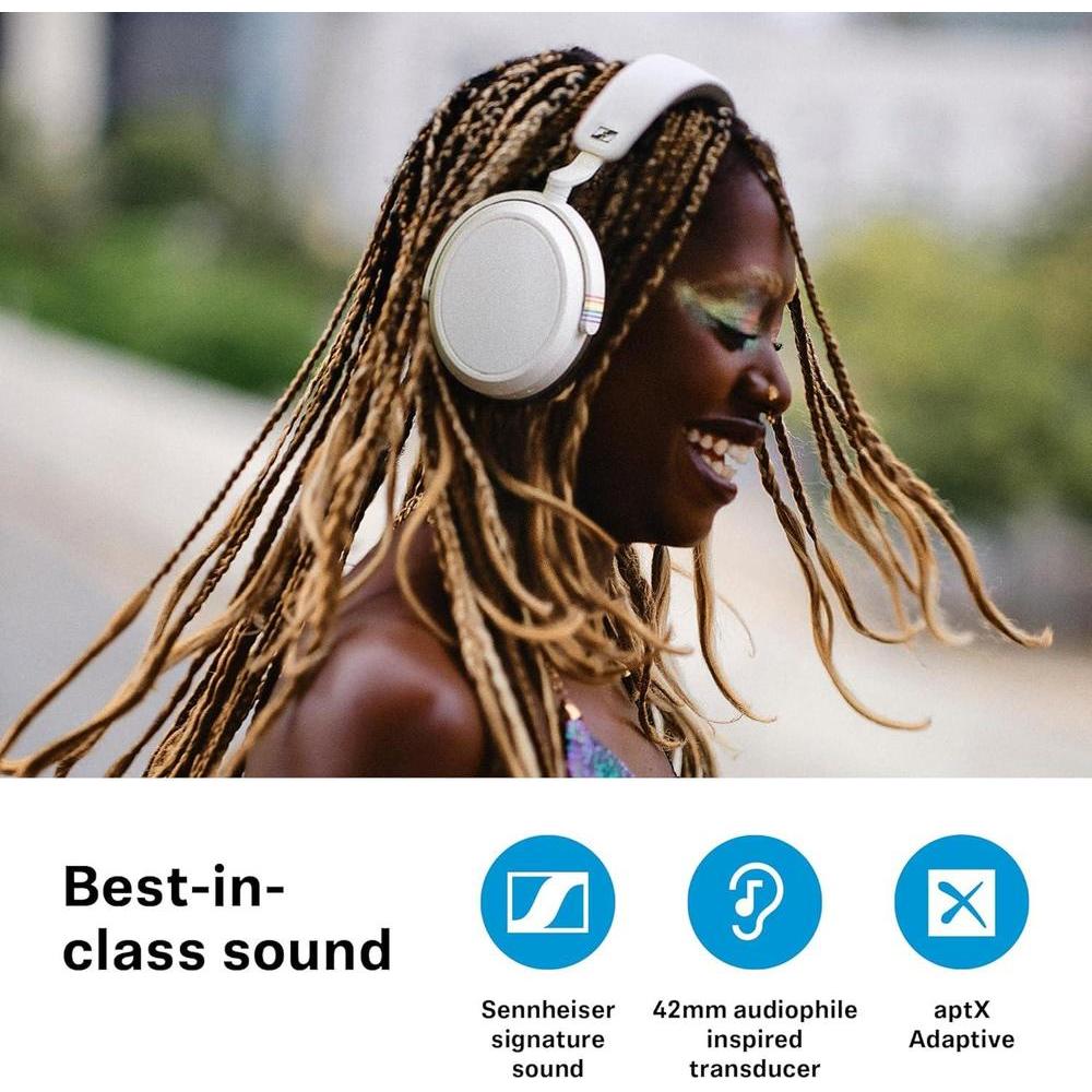 Auriculares Inalámbricos Sennheiser Momentum 4 Bluetooth Cancelación De Ruido Adaptativa Sonido Personalizable