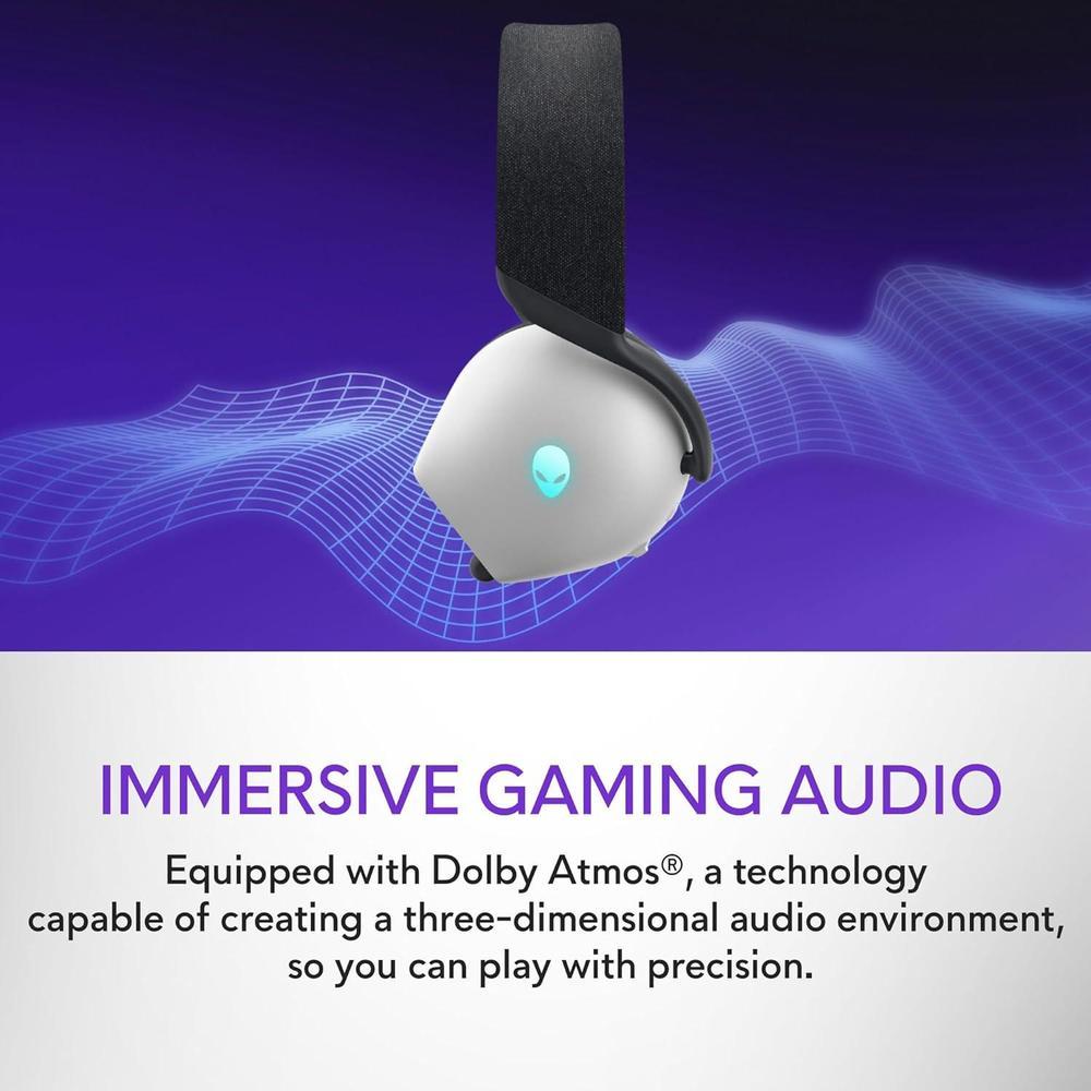 Auriculares Alienware AW725H Inalámbricos Para Juegos Con Bluetooth 5.3 Y Dolby Atmos
