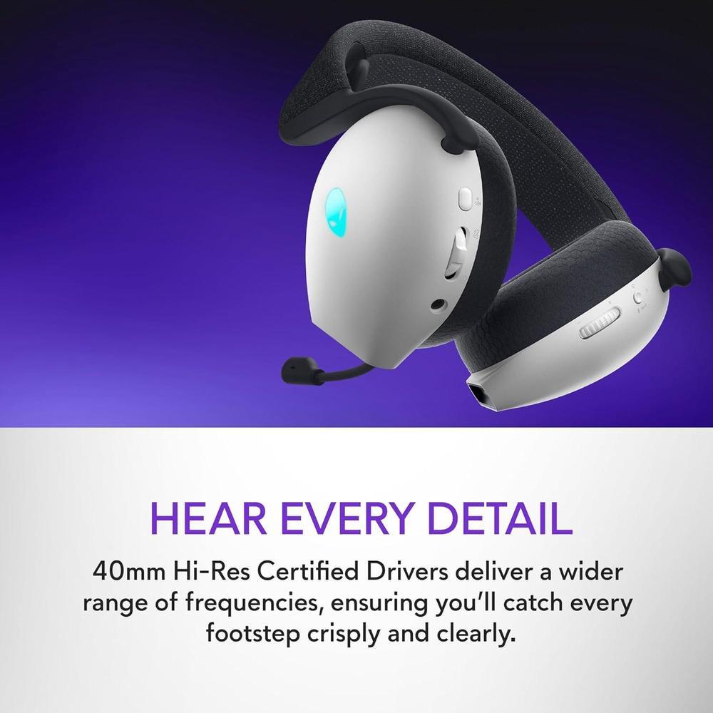Auriculares Alienware AW725H Inalámbricos Para Juegos Con Bluetooth 5.3 Y Dolby Atmos