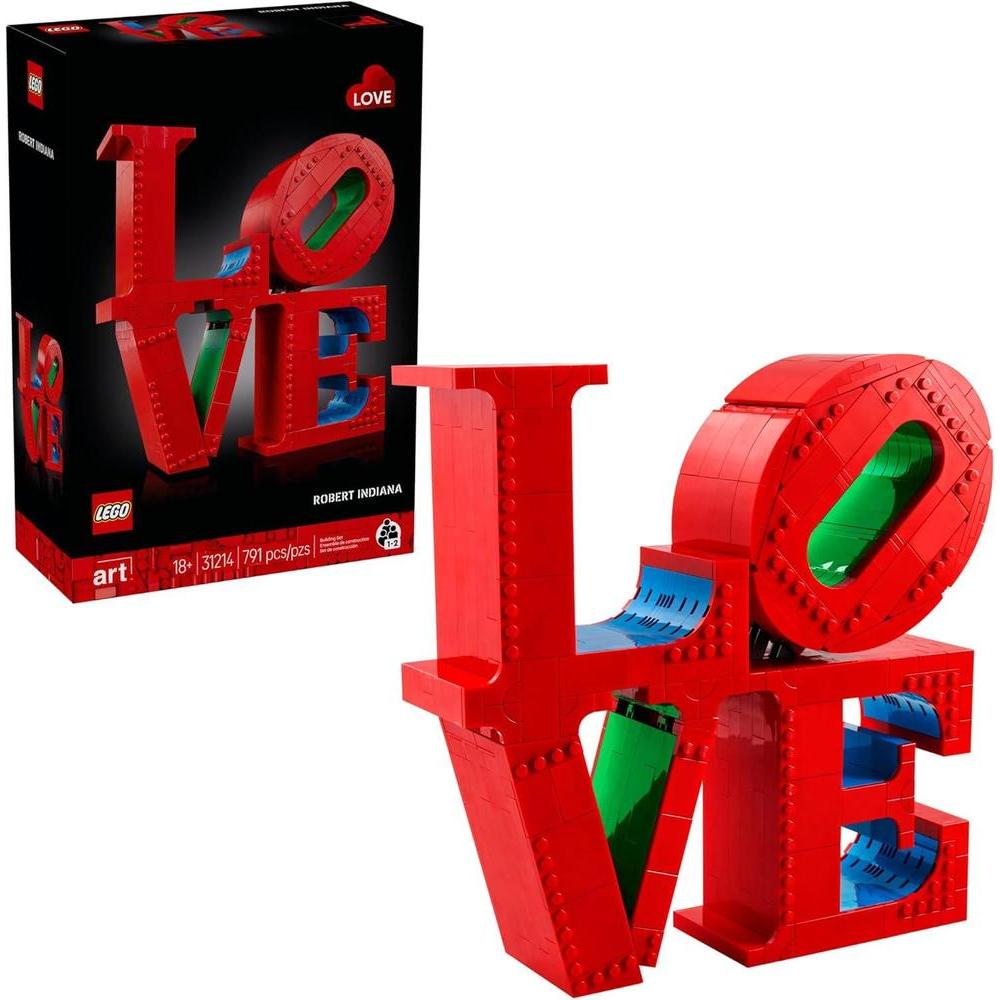 LEGO Art Love Collectible Building Sets - DIY Kits for Adults, Ages 18+ - Gifts for Mother's Day - Crafts for Home Decor & Display - 31214