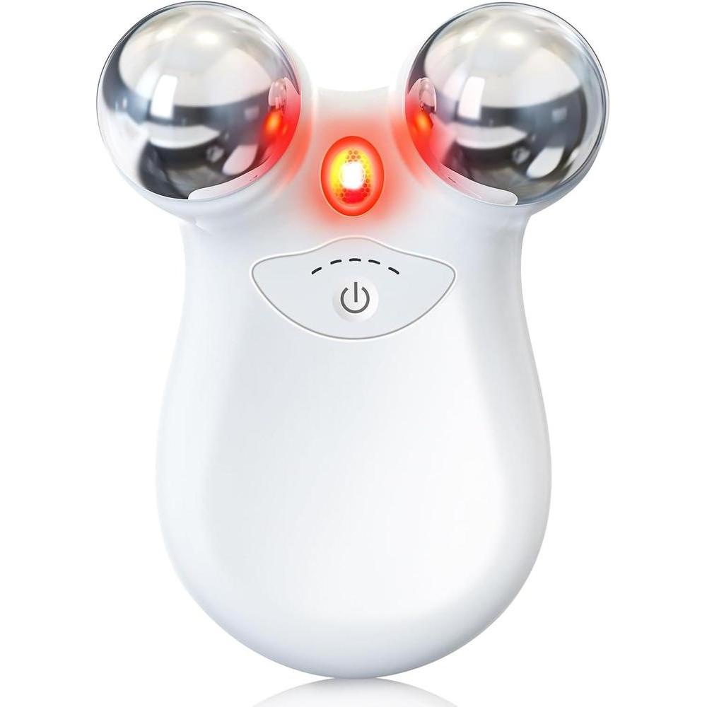 Dispositivo Facial con Tecnología de Microcorriente y Luz Roja para Levantar el Rostro y Tensar la Piel, Antiarrugas Inteligente