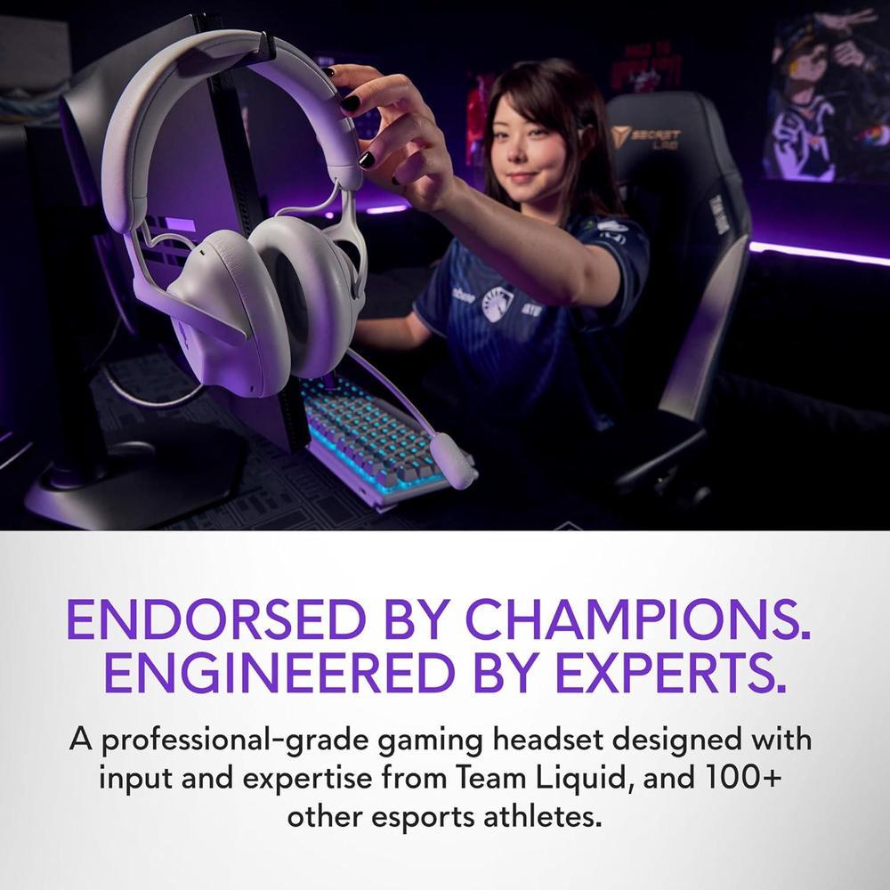 Alienware Auriculares inalámbricos profesionales para juegos, incluye Bluetooth 5.3 y carga rápida de 15 minutos