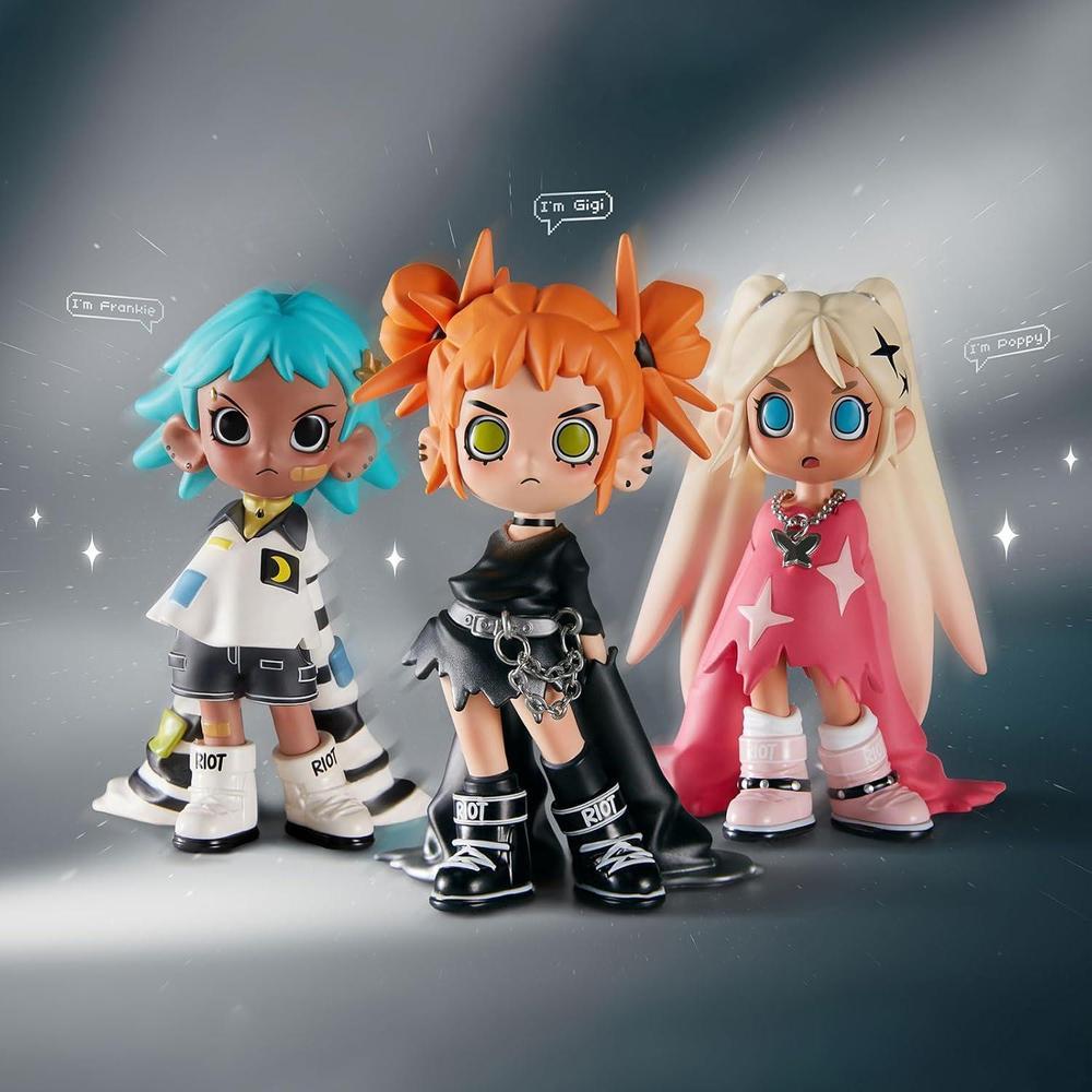 Figuras de Acción POP MART Lil Peach Riot de Serie Carga, Cajas Ciegas, Diseño Aleatorio, Juguetes Coleccionables