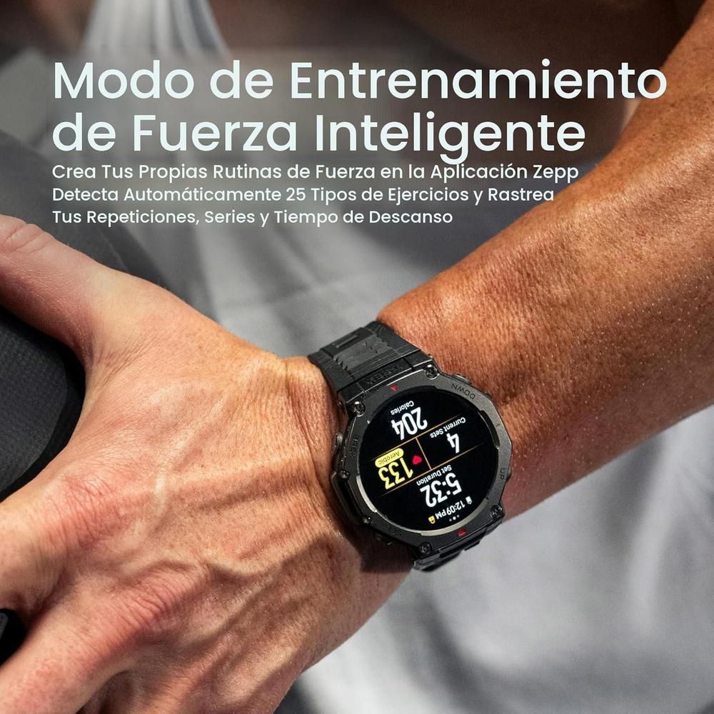 Amazfit T-Rex 3 - Smartwatch Militar Resistente Con GPS Y Mapas Offline, 170 Modos De Fitness