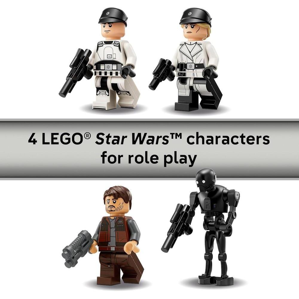 Juego LEGO Star Wars Rebel U-Wing Starfighter con Cassian Andor, Dedra Meero y K-2SO, ideal para fans de Andor