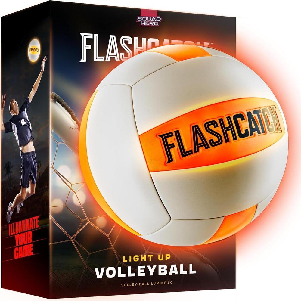 Light Up Volleyball - Glow in the Dark Volley Ball - Sports Gear Accessories Gifts for Girls 8-15+ Year Old - Kids Teens Gift Ideas - Cool Teen Girl Toys Ages 8 9 10 11 12 13 14 15 Age Outdoor Beach