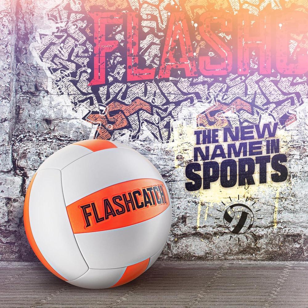 Pelota de voleibol iluminada que brilla en la oscuridad