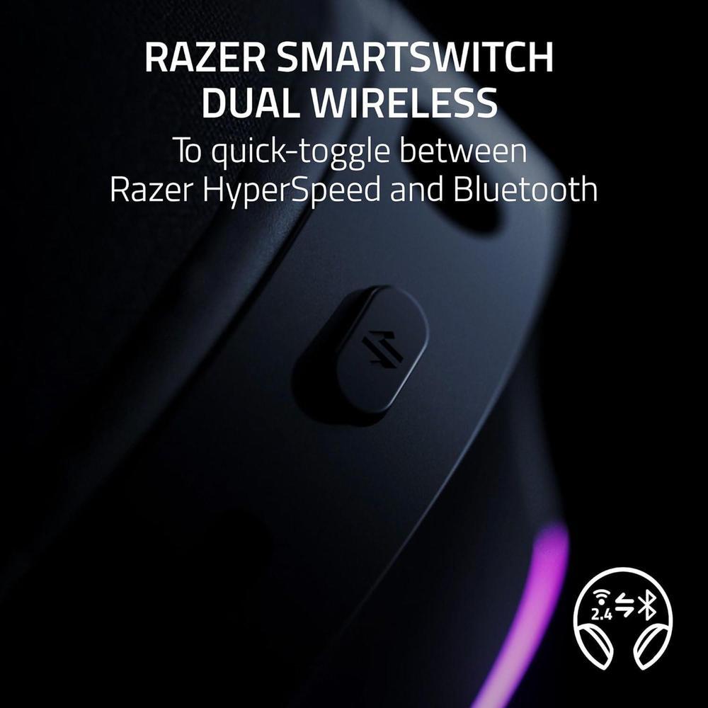 Auriculares Inalámbricos Razer Barracuda X Chroma con Bluetooth, Mic Desmontable, Iluminación RGB, Batería de 70h, para Gaming