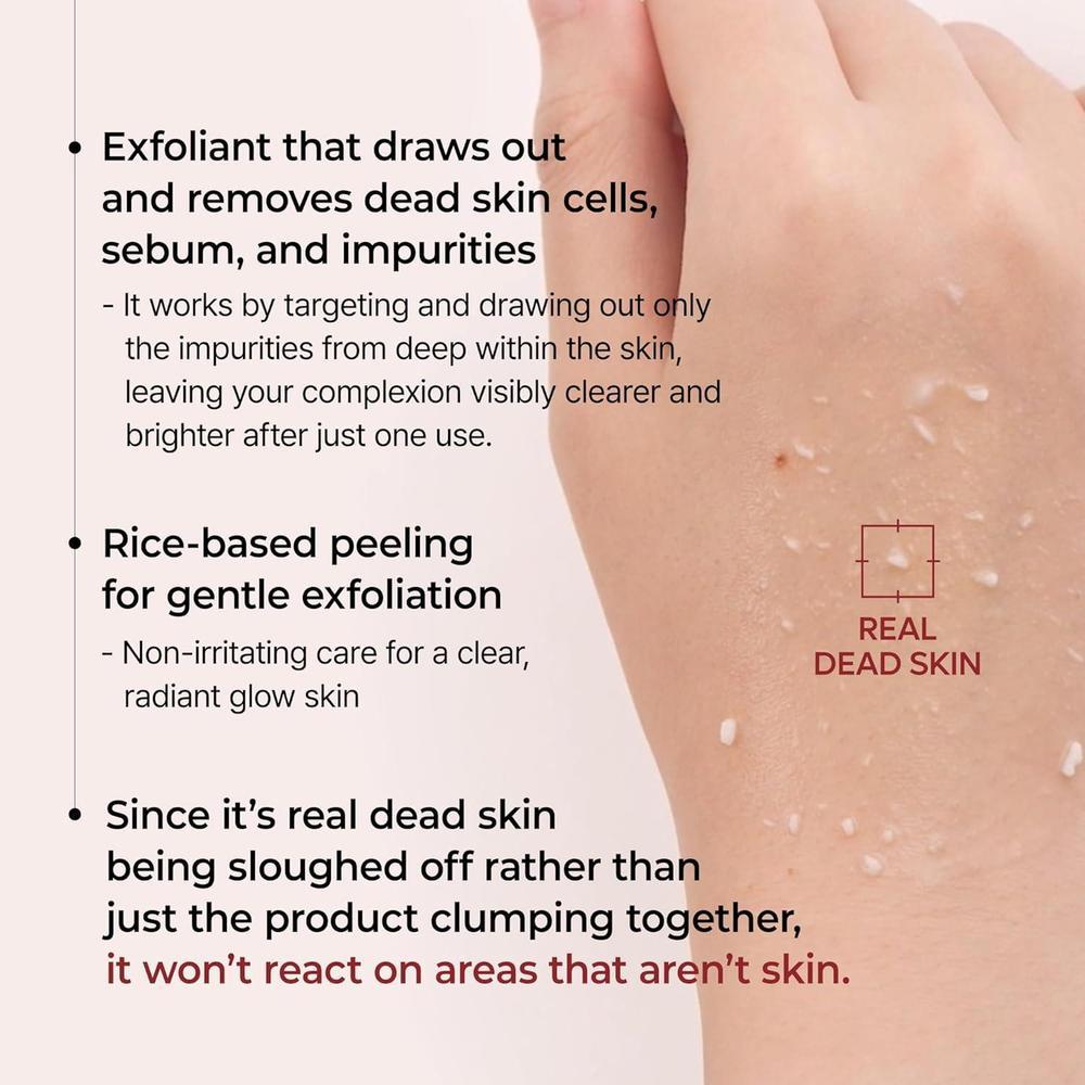 Dr.Melaxin Peel Shot Glow ampolla exfoliante suave con arroz, para todo tipo de piel, elimine puntos negros y células muertas