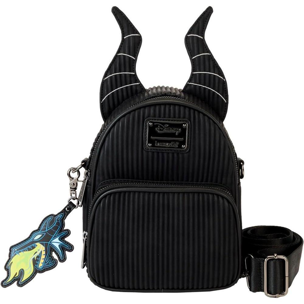 Loungefly Disney Villains Malificent Convertible Mini Backpack