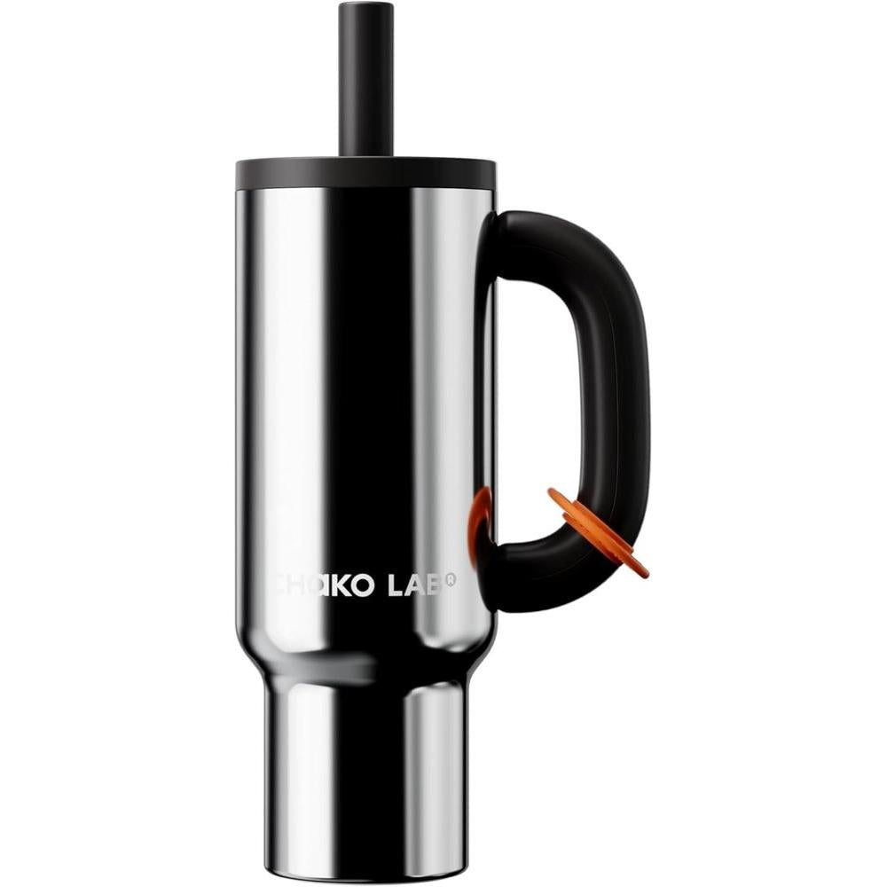 CHaKOLAB BaWangCup Insulated Water Bottle Tumbler Silver 33.8 fl oz