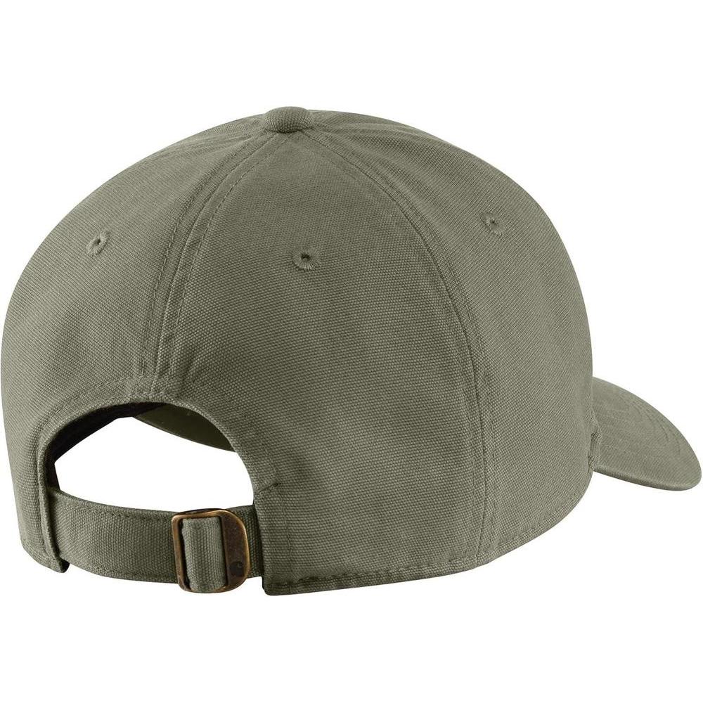 Carhartt Gorra gráfica bordada de lona para mujer con malla ventilada y banda de secado rápido antiolor