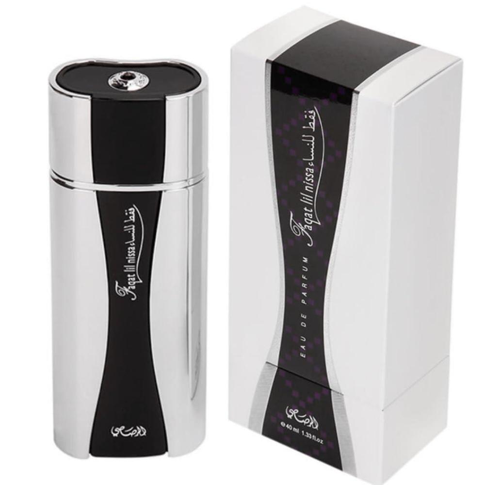 RASASI Faqat Lil Nissa Women EDP con aromas árabes lujosos y de larga duración, perfume para mujeres modernas