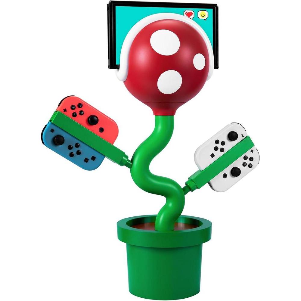 Switch Docking Station for Nintendo Switch TV Dock, Dock Charger for Switch 1/Joypad, Piranha Swith Charging Dock Stand Gaming Setup with 4K 30Hz HDMI/USB 2.0/USB-C Ports PD Fast Charging Cute