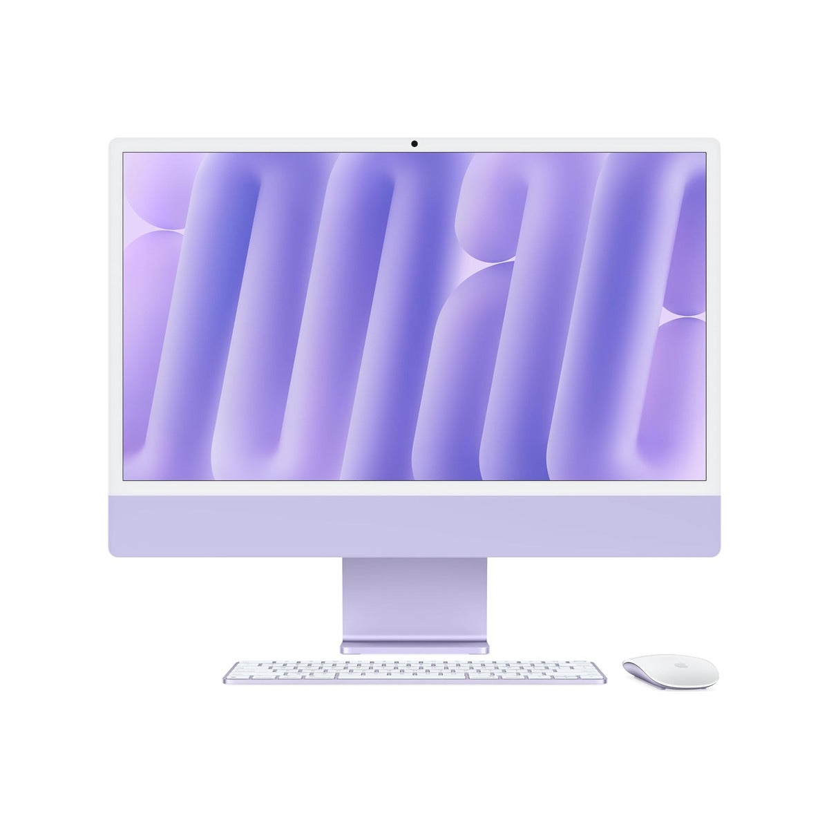 Apple 2024 iMac All-in-One Desktop Computer with M4 chip with 10-core CPU and 10-core GPU: Built for Apple Intelligence, 24-inch Retina Display, 16GB Unified Memory, 256GB SSD Storage; Purple