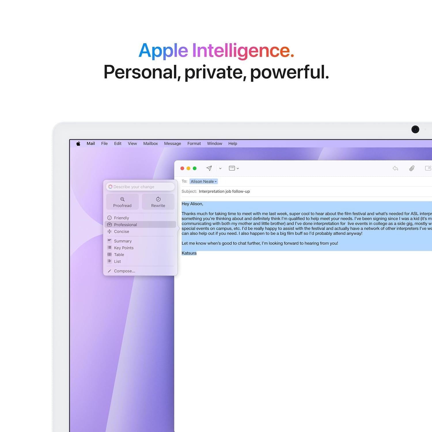 Apple iMac 24 M4 - Purple