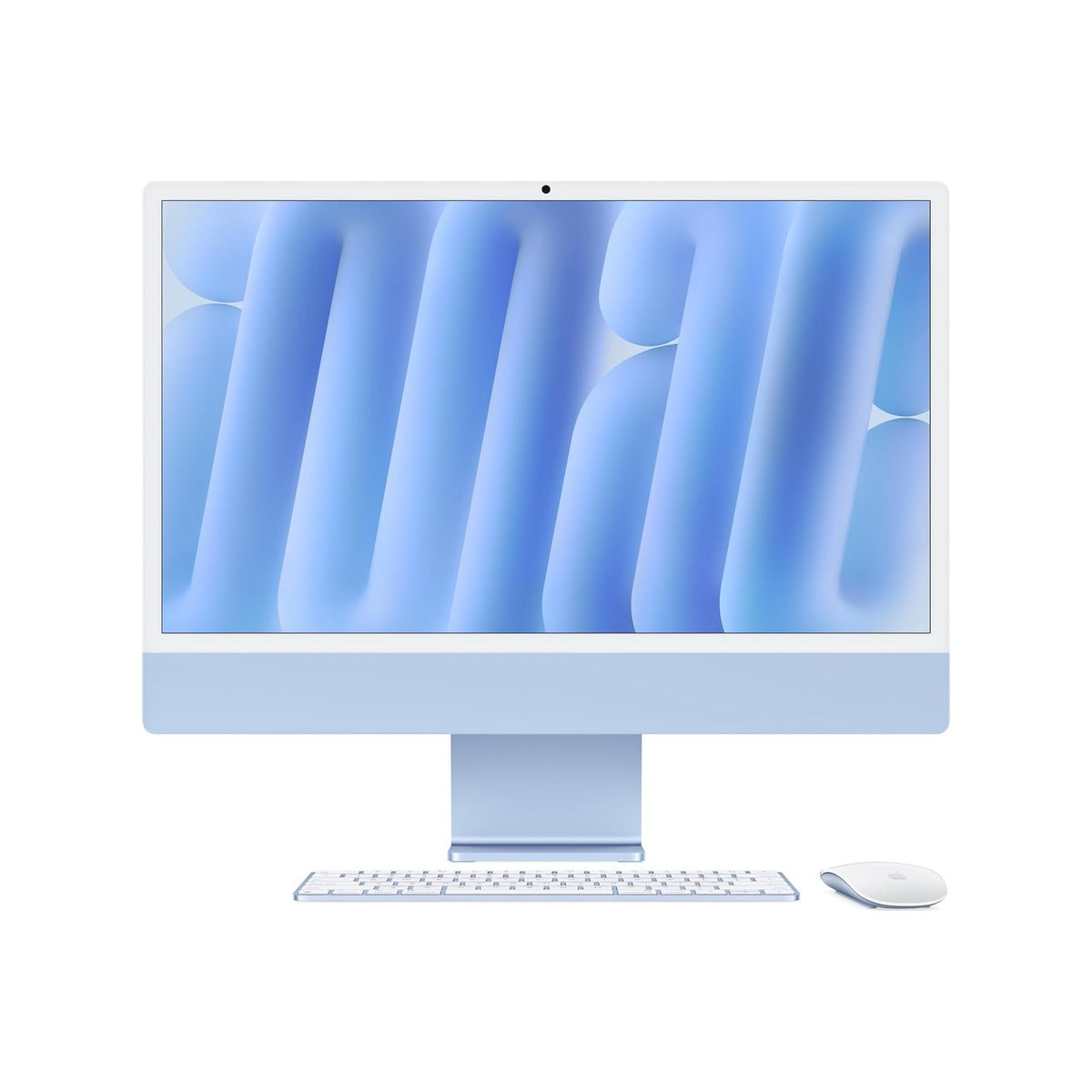 Apple 2024 iMac All-in-One Desktop Computer with M4 chip with 10-core CPU and 10-core GPU: Built for Apple Intelligence, 24-inch Retina Display, 16GB Unified Memory, 256GB SSD Storage; Blue