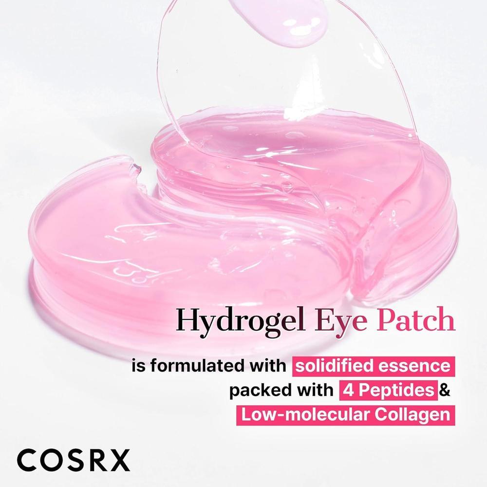 Parches Oculares COSRX Con Péptidos Y Colágeno Para Ojos Hinchados Y Círculos Oscuros, 60 Unidades