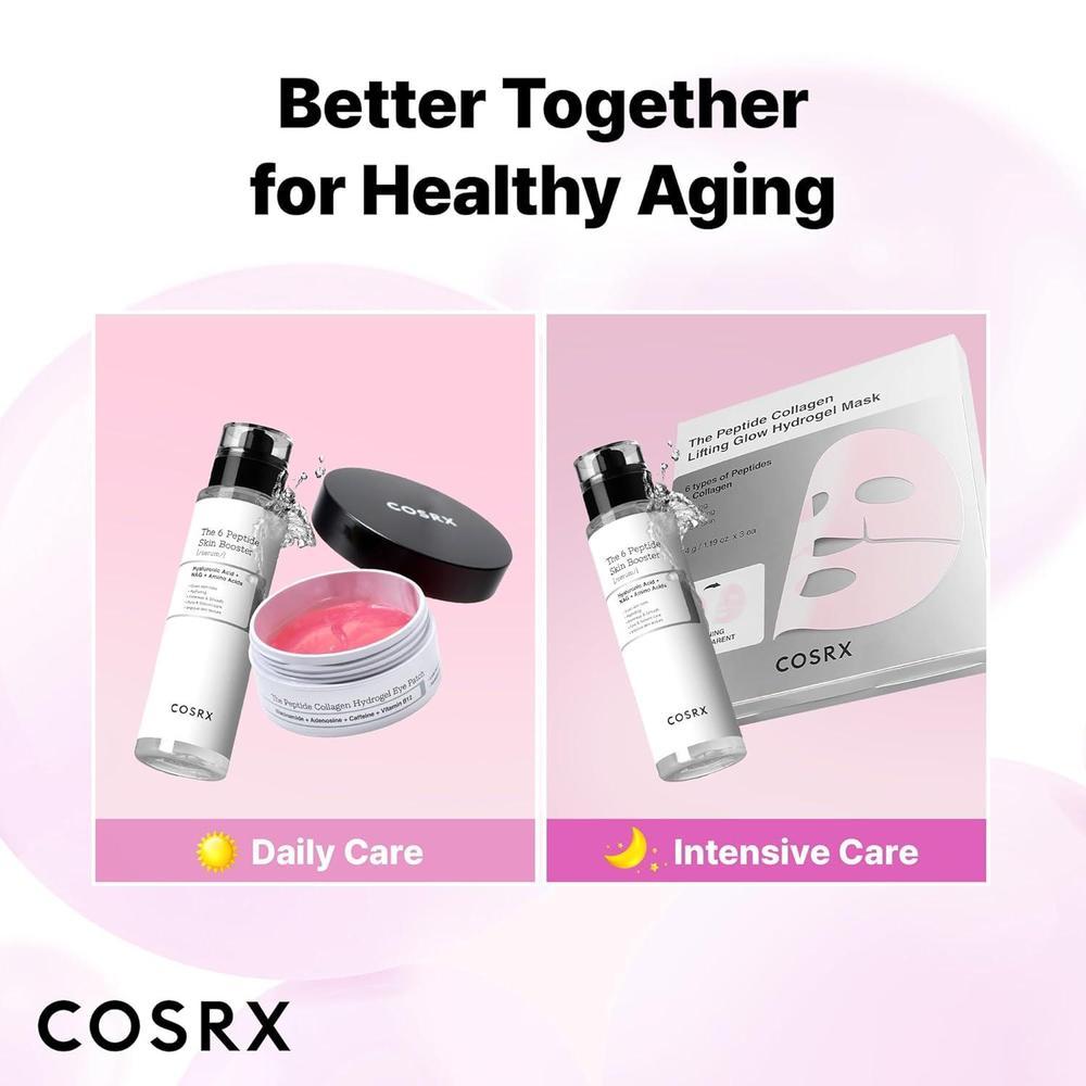Parches Oculares COSRX Con Péptidos Y Colágeno Para Ojos Hinchados Y Círculos Oscuros, 60 Unidades