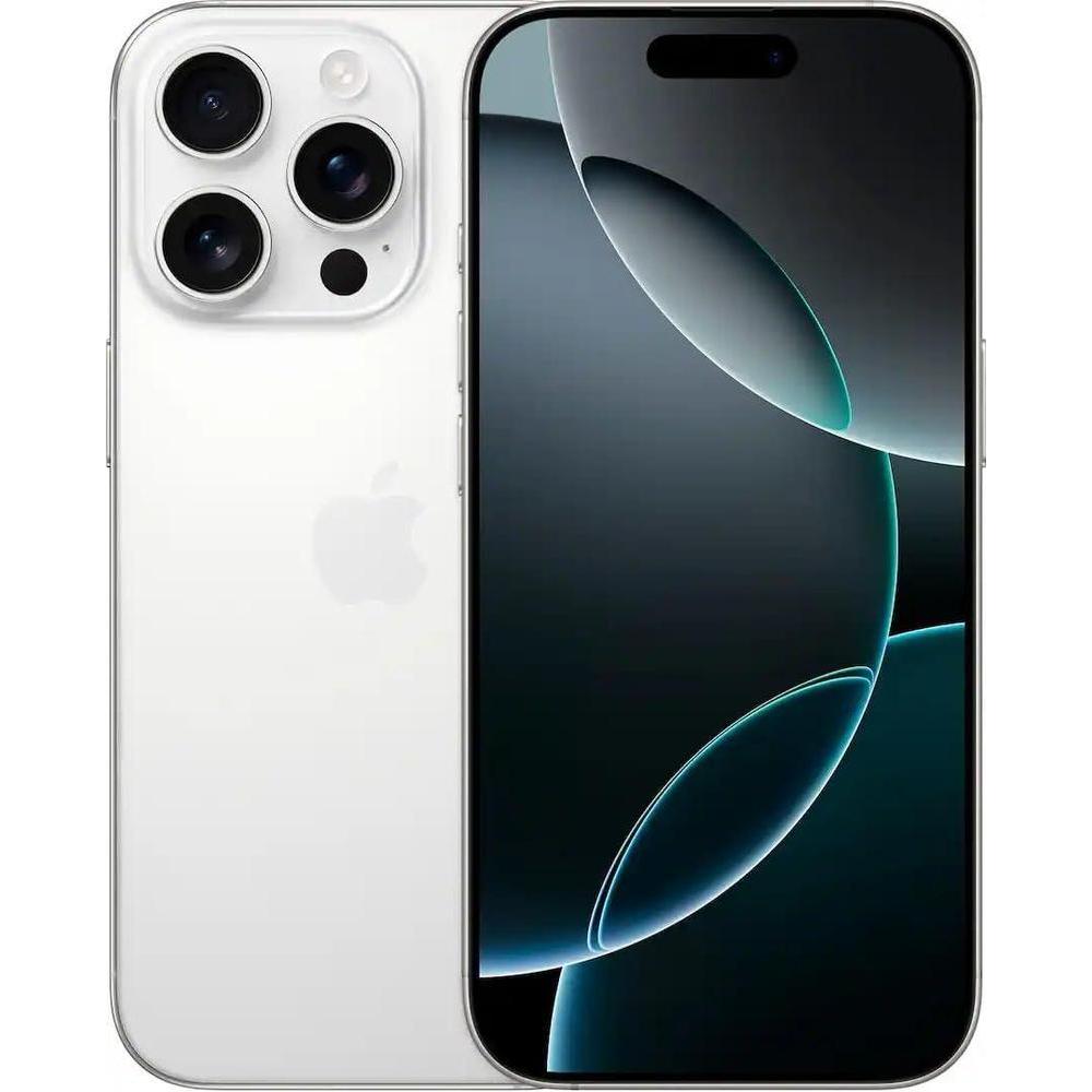 Apple iPhone 16 Pro, US Version, 256GB, White Titanium - Unlocked (Renewed Premium)