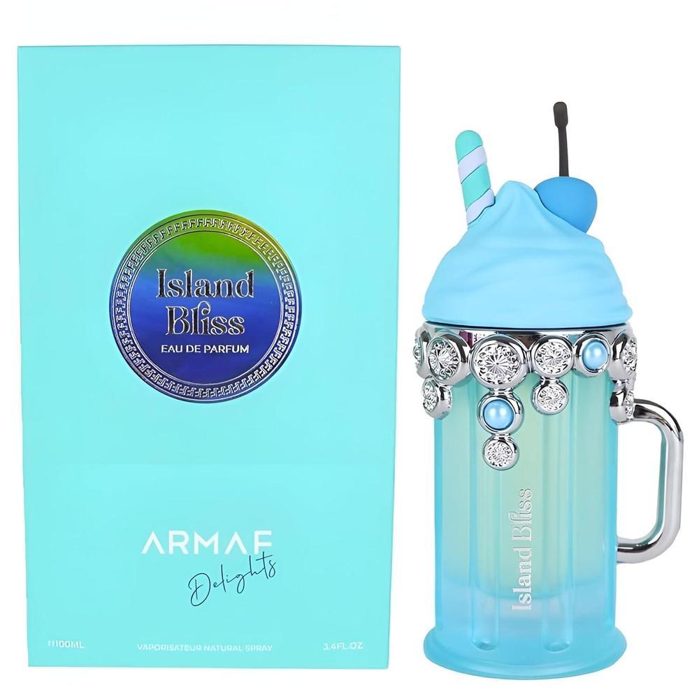Armaf Island Bliss Eau de Parfum en espray para hombre, fragancia floral afrutada con notas de coco y vainilla