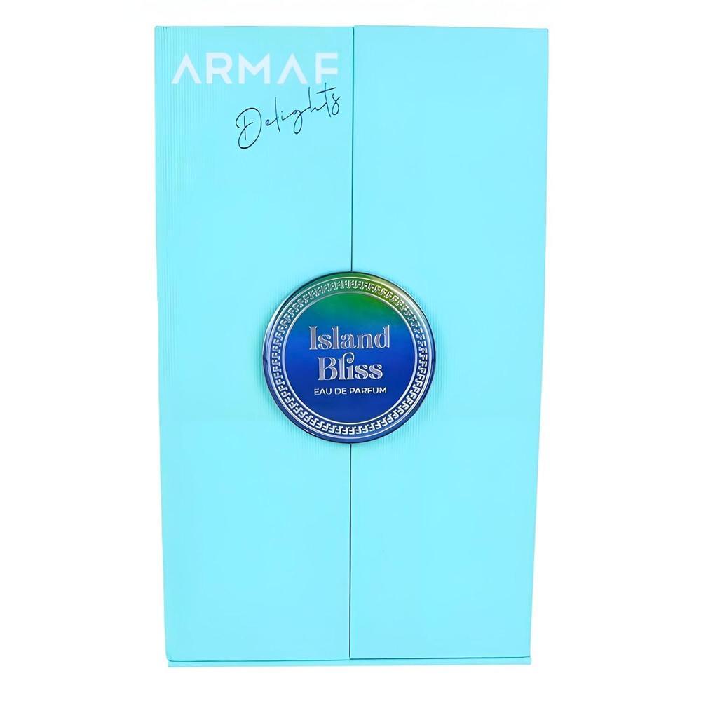 Armaf Island Bliss Eau de Parfum en espray para hombre, fragancia floral afrutada con notas de coco y vainilla