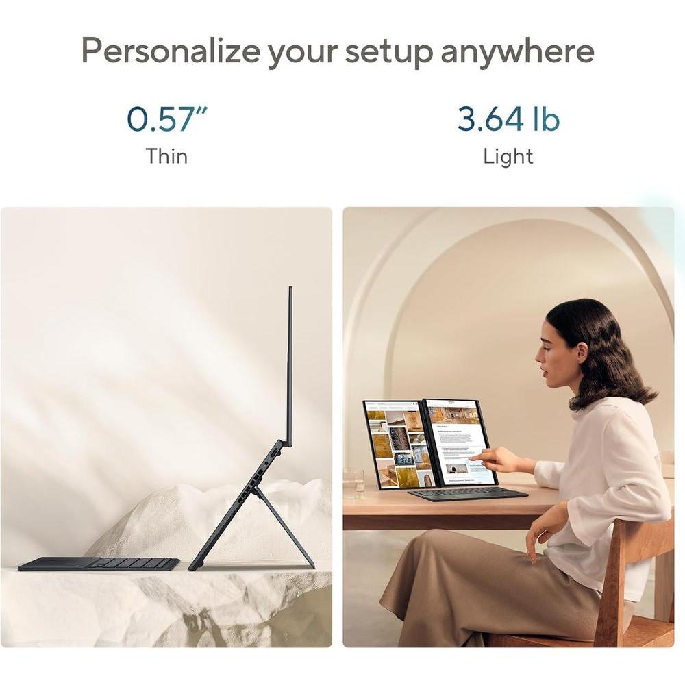 Asus Zenbook Duo Laptop 14" Oled 3K 120Hz Intel Core U9 32GB Ram 1TB Ssd Ux8406Ca-Ps99T