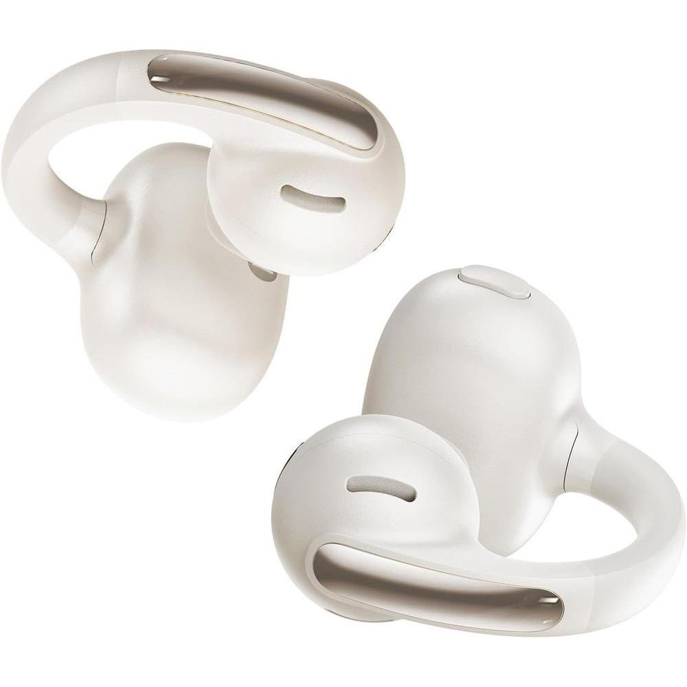 Baseus Bowie MC1 Open Ear Clip-On Earbuds, Adaptive Comfort with Anti-Drop Design, Impactful Sound with Adaptive Bass Boost, Adaptive Noise Cancelling Calls, IP57 Waterproof, 40H Playtime, Lightweight