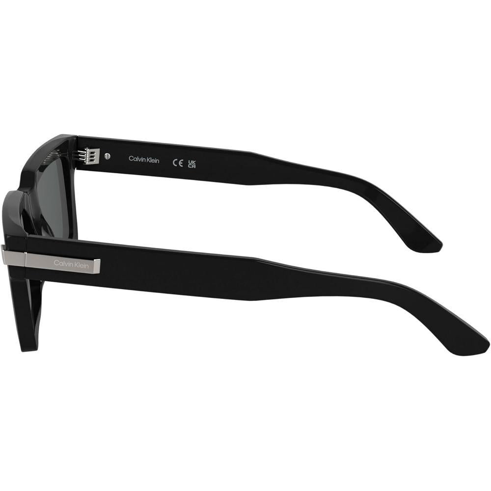 Gafas de sol rectangulares Calvin Klein con detalles metálicos y marco de acetato reciclado para un estilo sofisticado