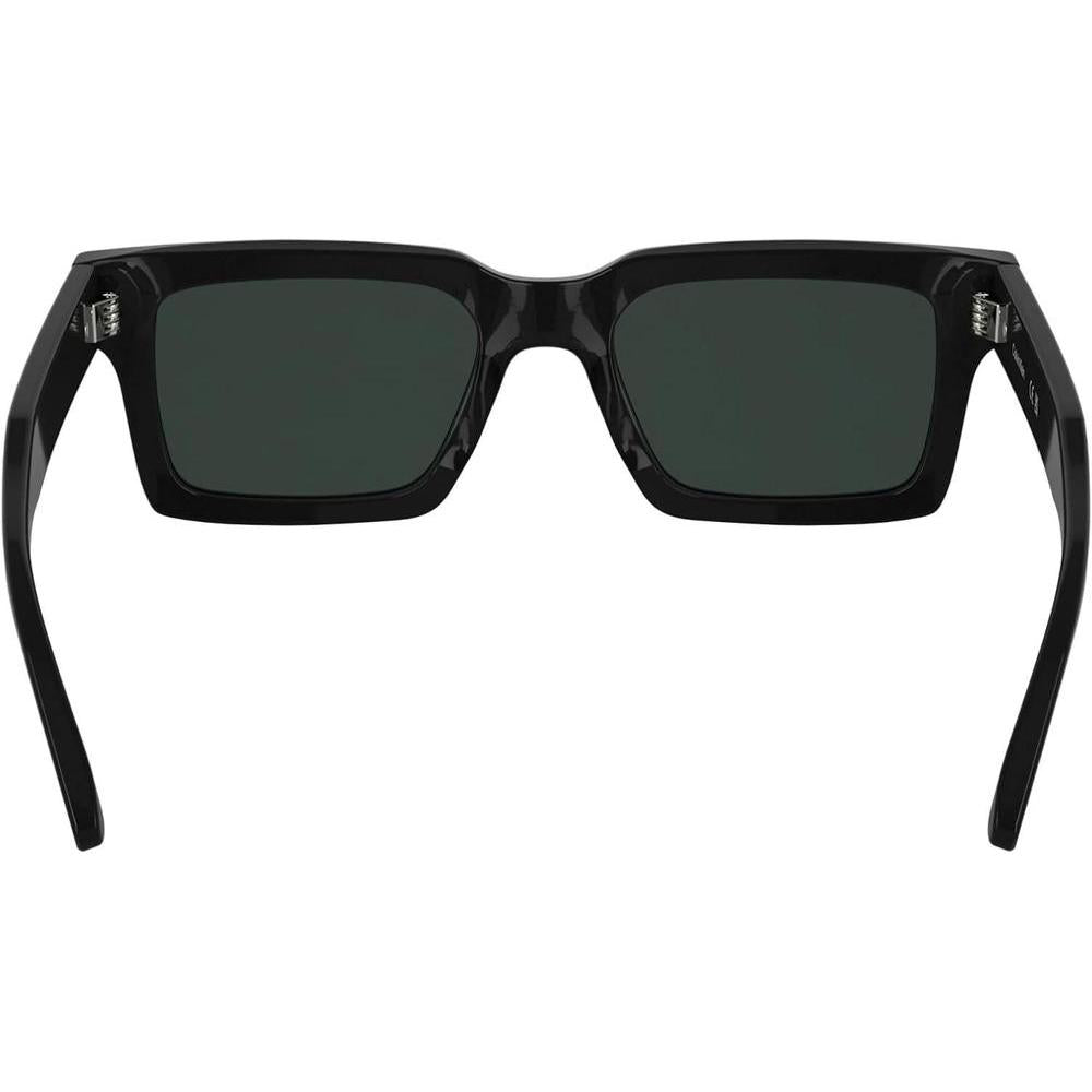 Gafas de sol rectangulares Calvin Klein con detalles metálicos y marco de acetato reciclado para un estilo sofisticado