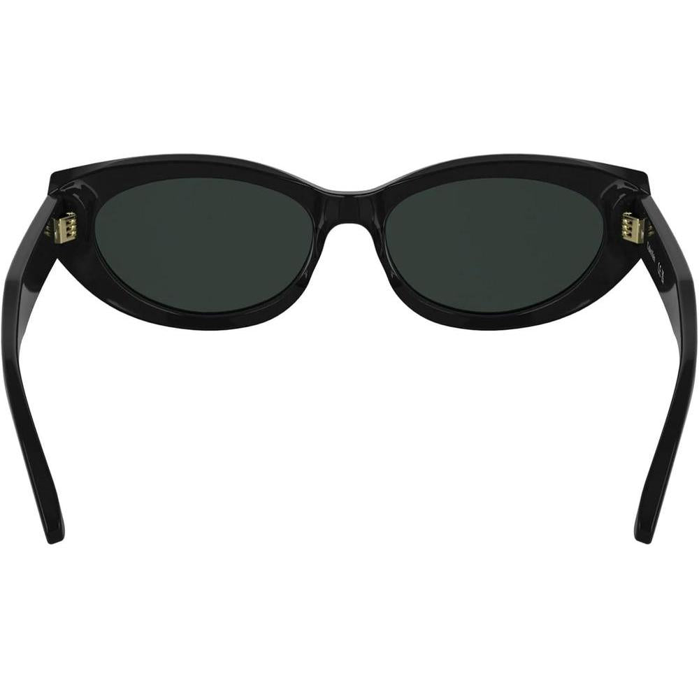 Gafas de sol Calvin Klein mujer CK25502S negras con lente gris sólido y logotipo refinado