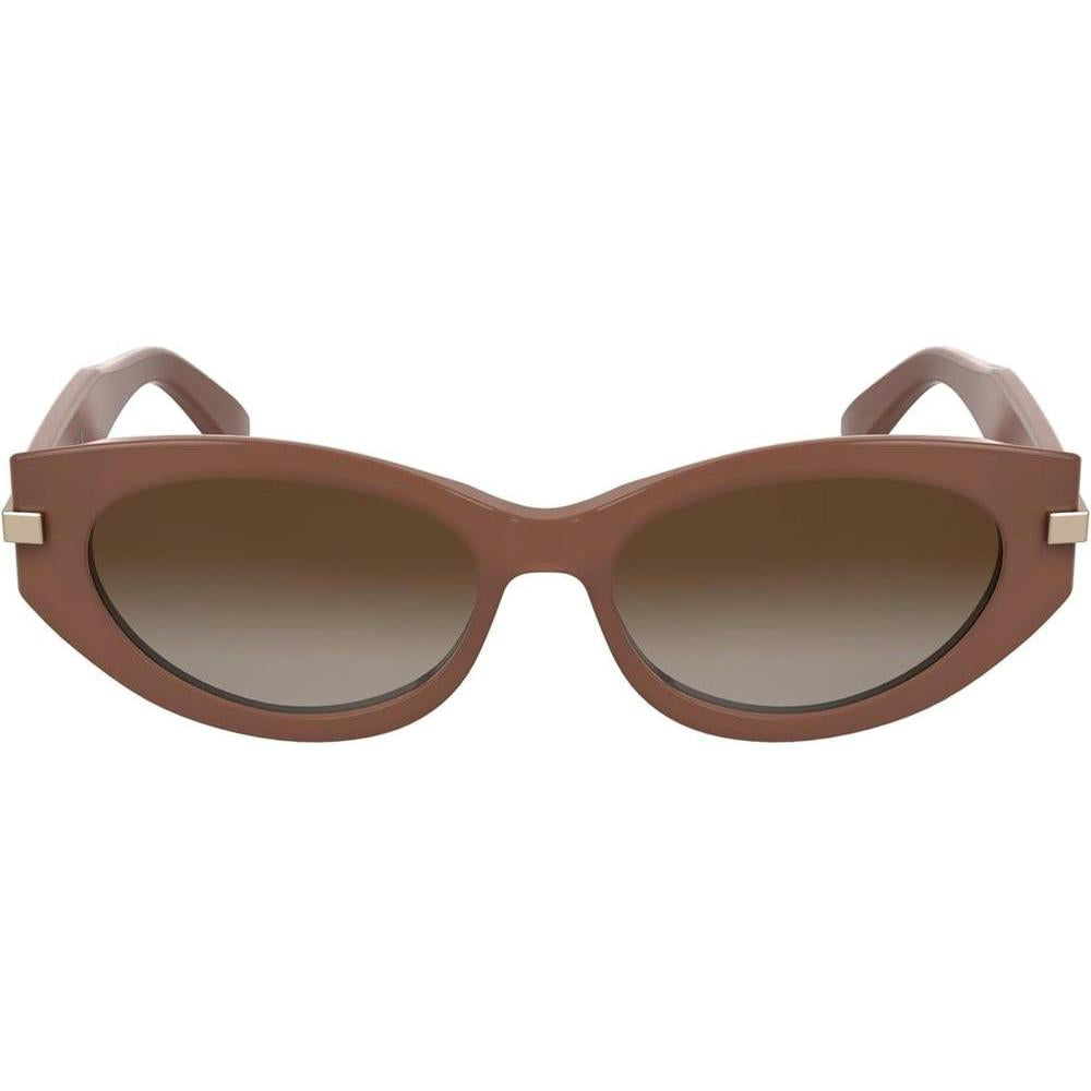 Calvin Klein Women's Sunglasses CK25502S - Opaline Rose with Gradient Brick Lens