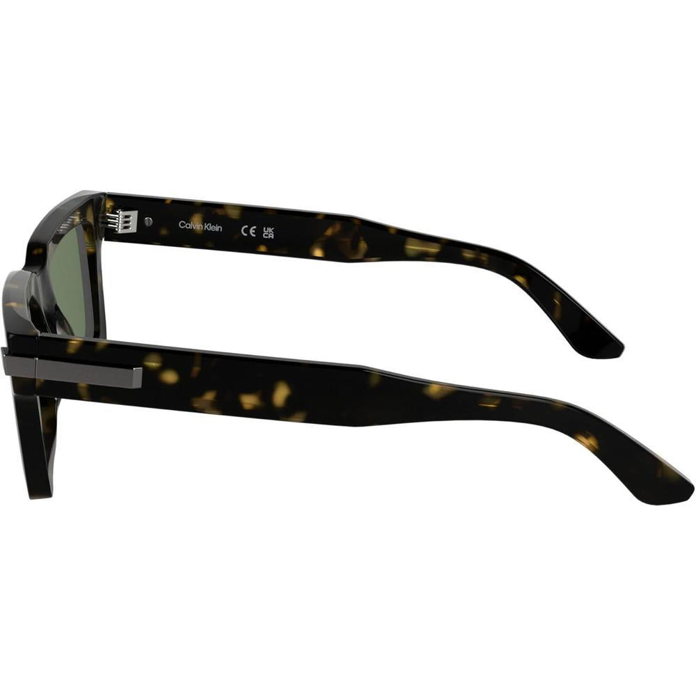 Gafas de sol Calvin Klein CK25503S rectangulares con detalles de metal, acetato renovado y ajuste cómodo