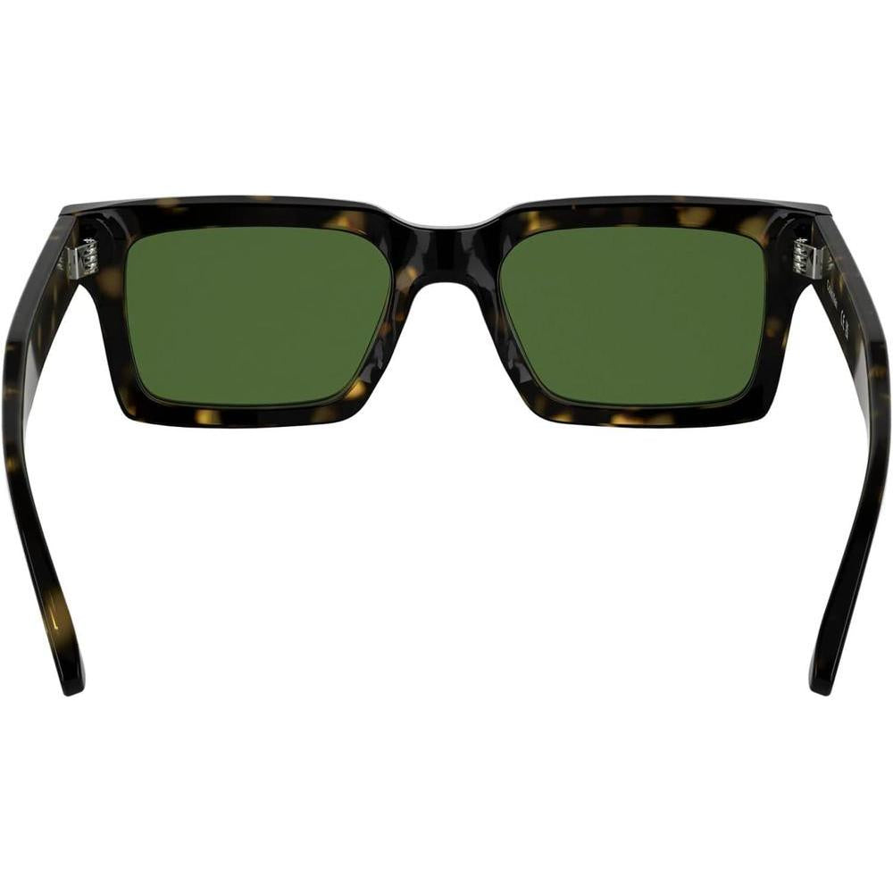 Gafas de sol Calvin Klein CK25503S rectangulares con detalles de metal, acetato renovado y ajuste cómodo