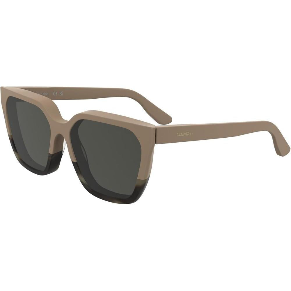 Gafas de sol cuadradas para mujer Calvin Klein con marcos de acetato renovado y logotipo discreto en las sienes