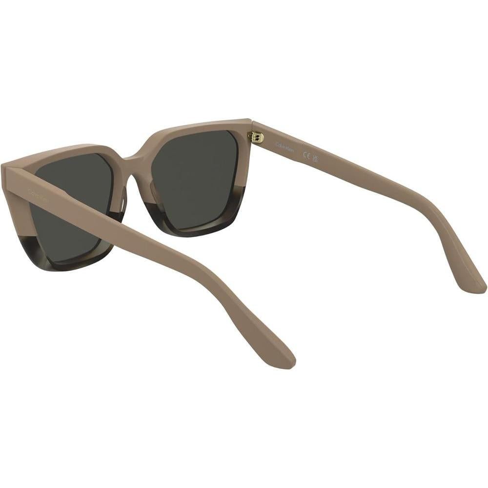 Gafas de sol cuadradas para mujer Calvin Klein con marcos de acetato renovado y logotipo discreto en las sienes
