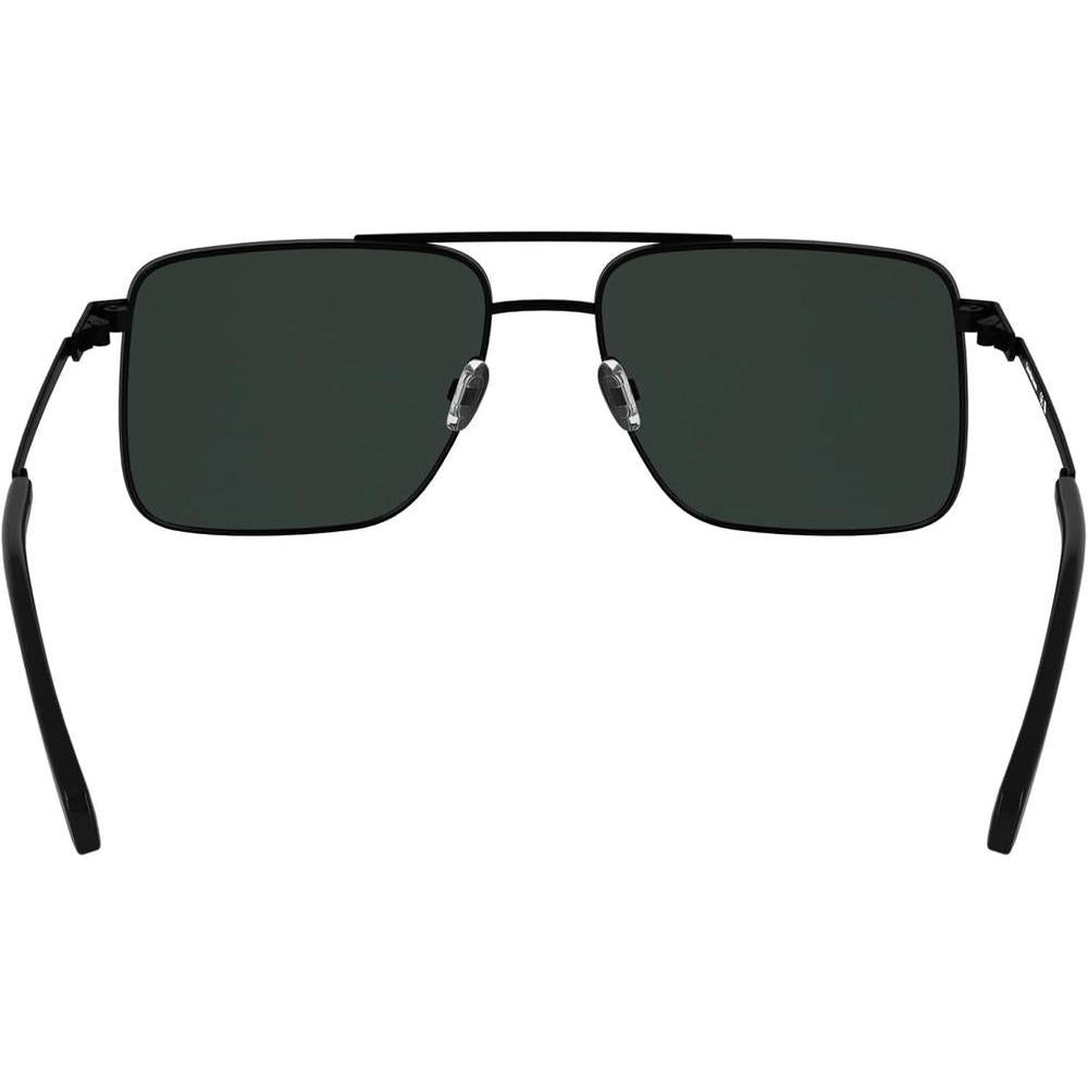 Gafas de sol Calvin Klein estilo aviador con marco metálico, doble puente y lentes tonificadas en modelo XL para hombres