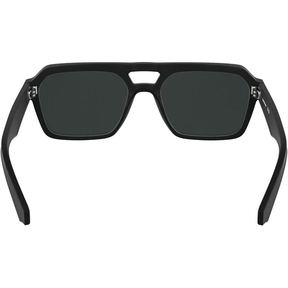 Calvin Klein Jeans CKJ25603S, gafas de sol rectangulares para hombre, color negro mate, tamaño único, estilo ecológico