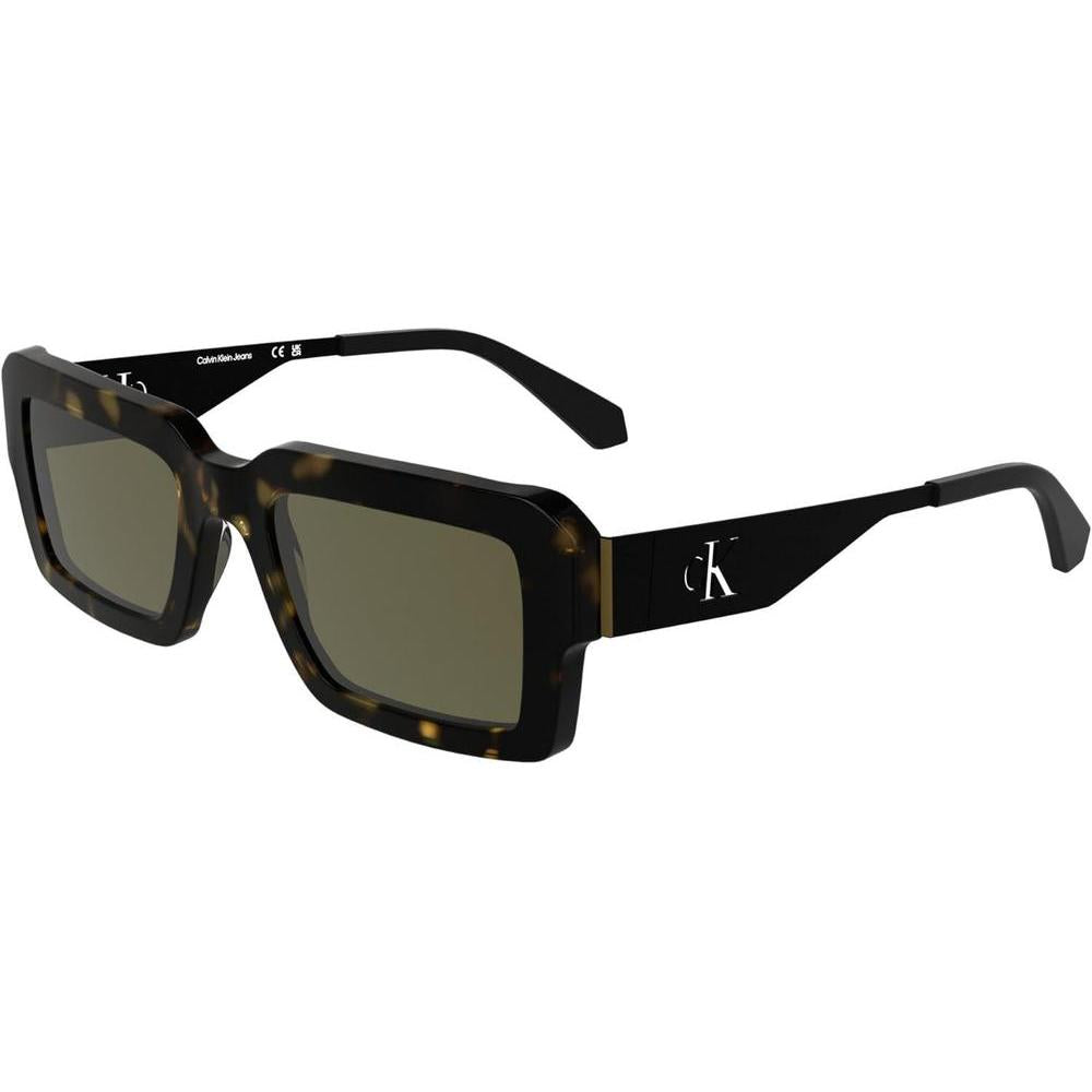 Gafas Rectangulares Calvin Klein Jeans con Monogram, Silueta Fluida y Montura RXable