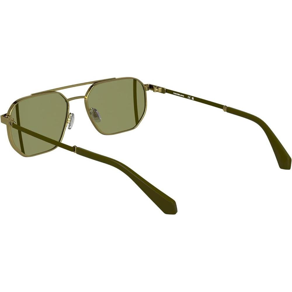Gafas de sol rectangulares Calvin Klein Jeans CKJ25202S con marco metálico y detalles elegantes