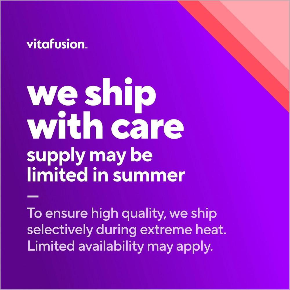 Vitaminas en Goma para Mujeres Vitafusion - Multivitaminas con Sabor a Bayas para Energía, Huesos e Inmunidad