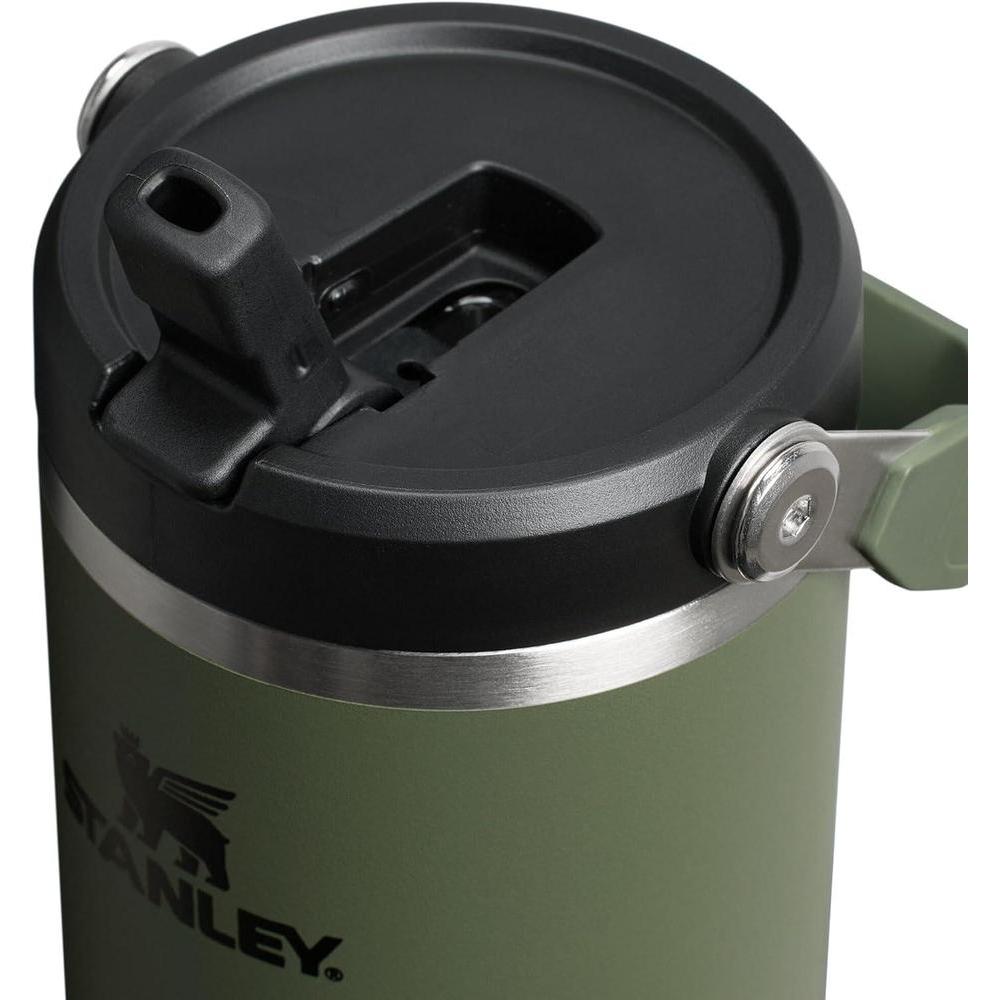 Stanley IceFlow 2.0 Tumbler con tapa giratoria y pajilla abatible, resistente a fugas, acero inoxidable aislado, libre de BPA