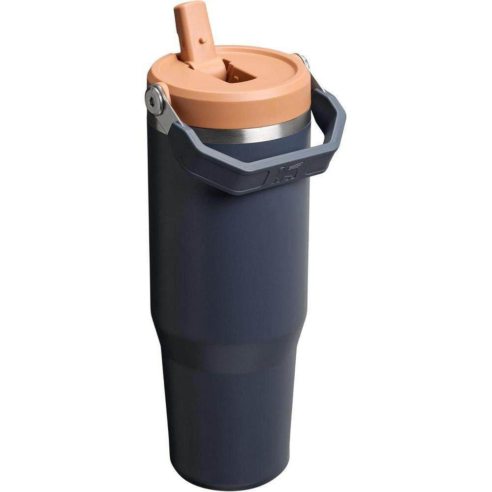 Stanley IceFlow 2.0 con sorbete abatible, mango y tapa a rosca, botella de agua resistente a fugas en acero inoxidable
