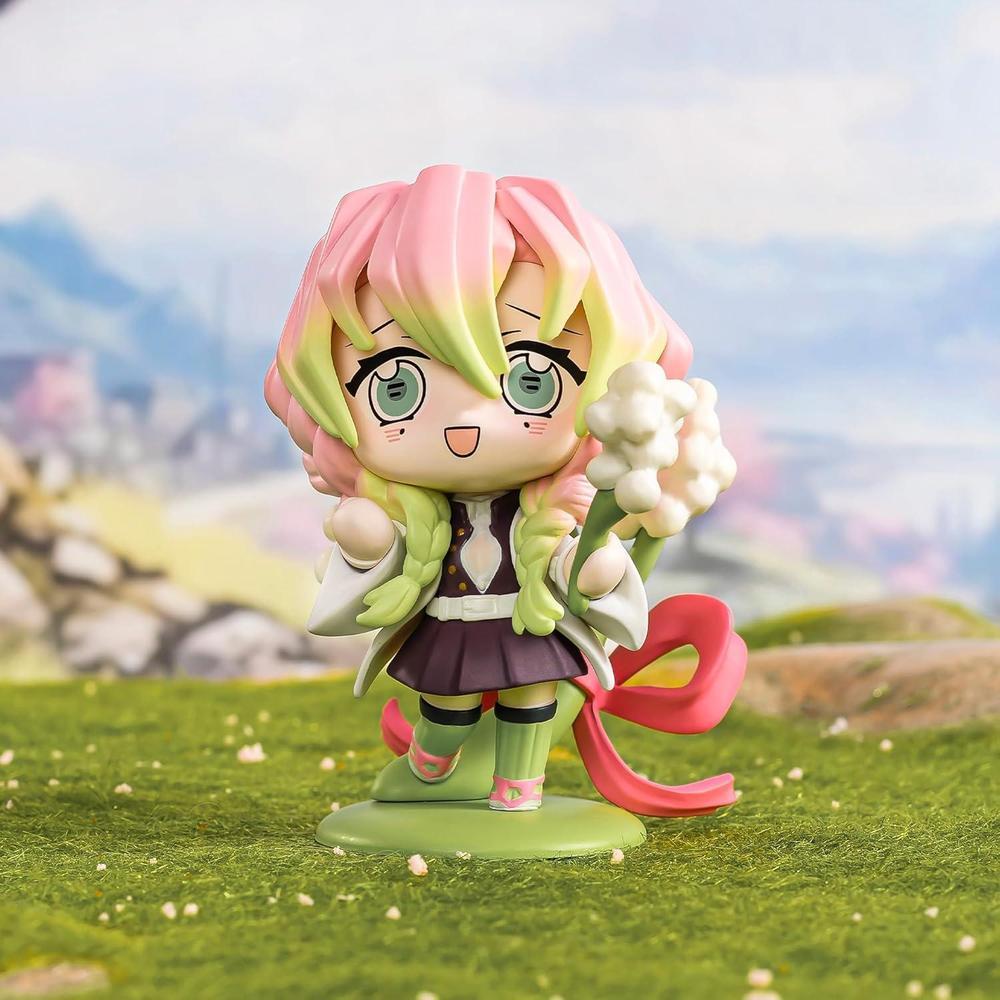 POP MART Demon Slayer - Figuras de la serie de flores de nacimiento, diseño aleatorio en caja ciega, colección y decoración